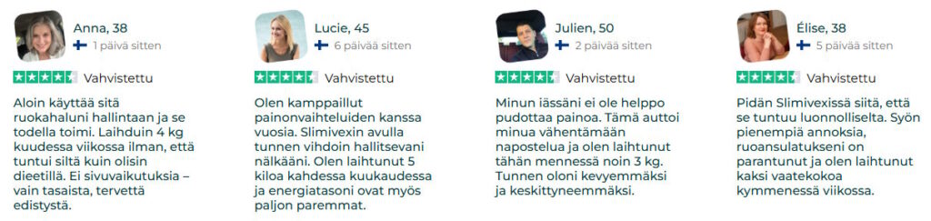 Slimivex arvostelut